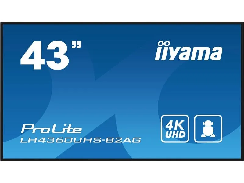 iiyama Public Display ProLite LH4360UHS-B2AG 42.5 iiyama Public Display ProLite LH4360UHS-B2AG 42.5