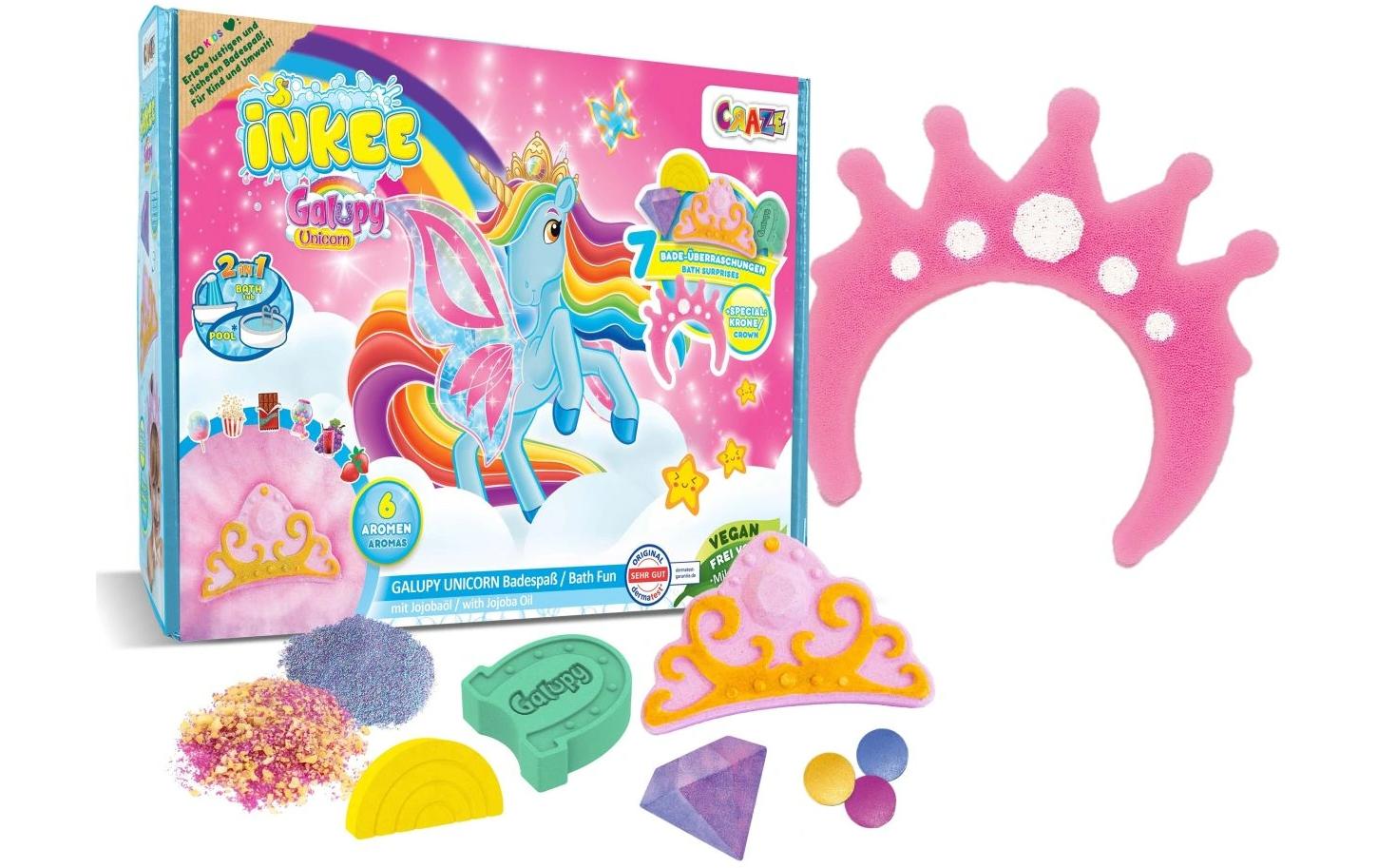 Craze Badespass Inkee Galupy Unicorn Box