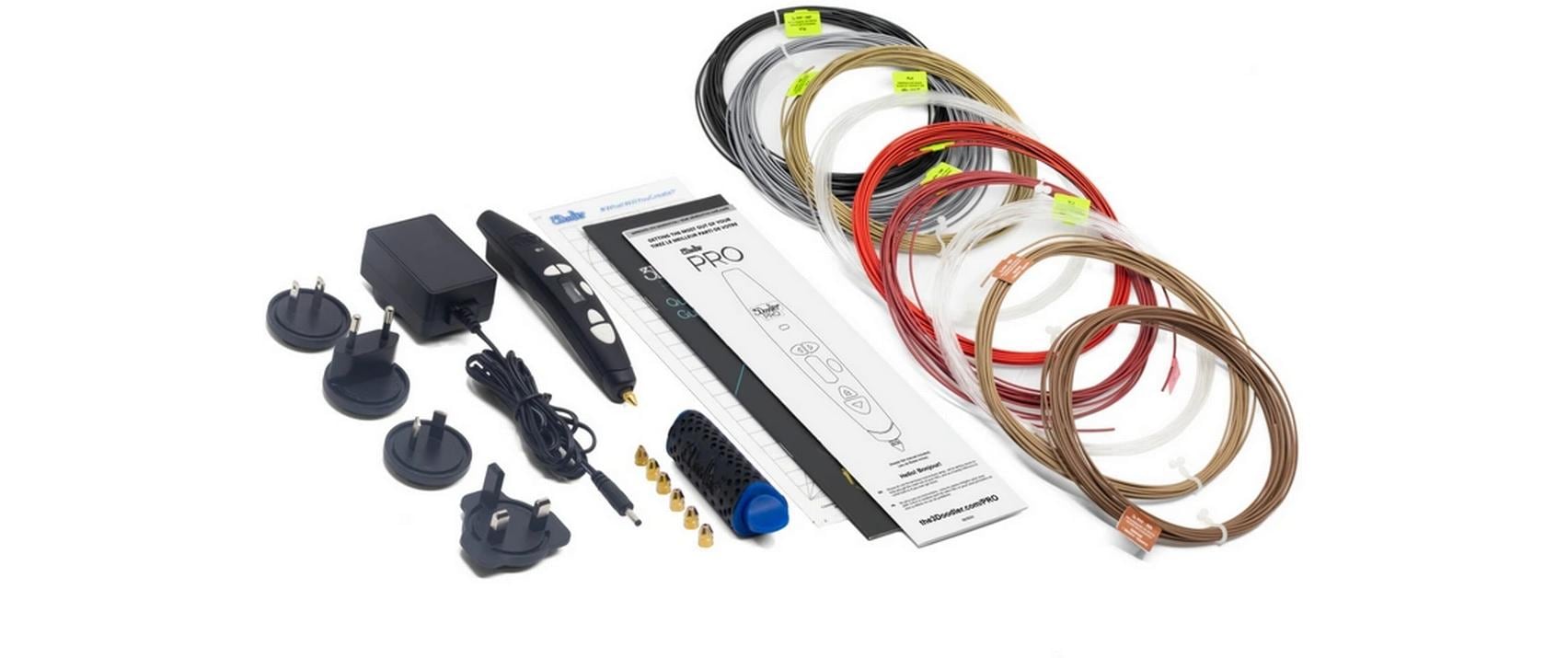 3Doodler 3D-Pen Pro III 7-teilig, Schwarz