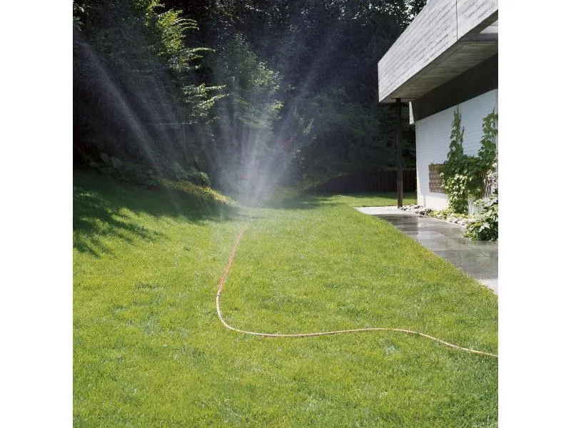 GARDENA Schlauchregner 7,5 m mit Armaturen, orange