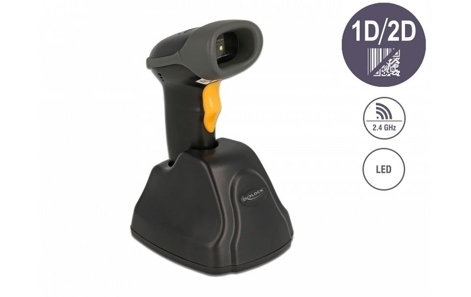 Delock Barcode Scanner 90518 2.4 GHz 1D/2D