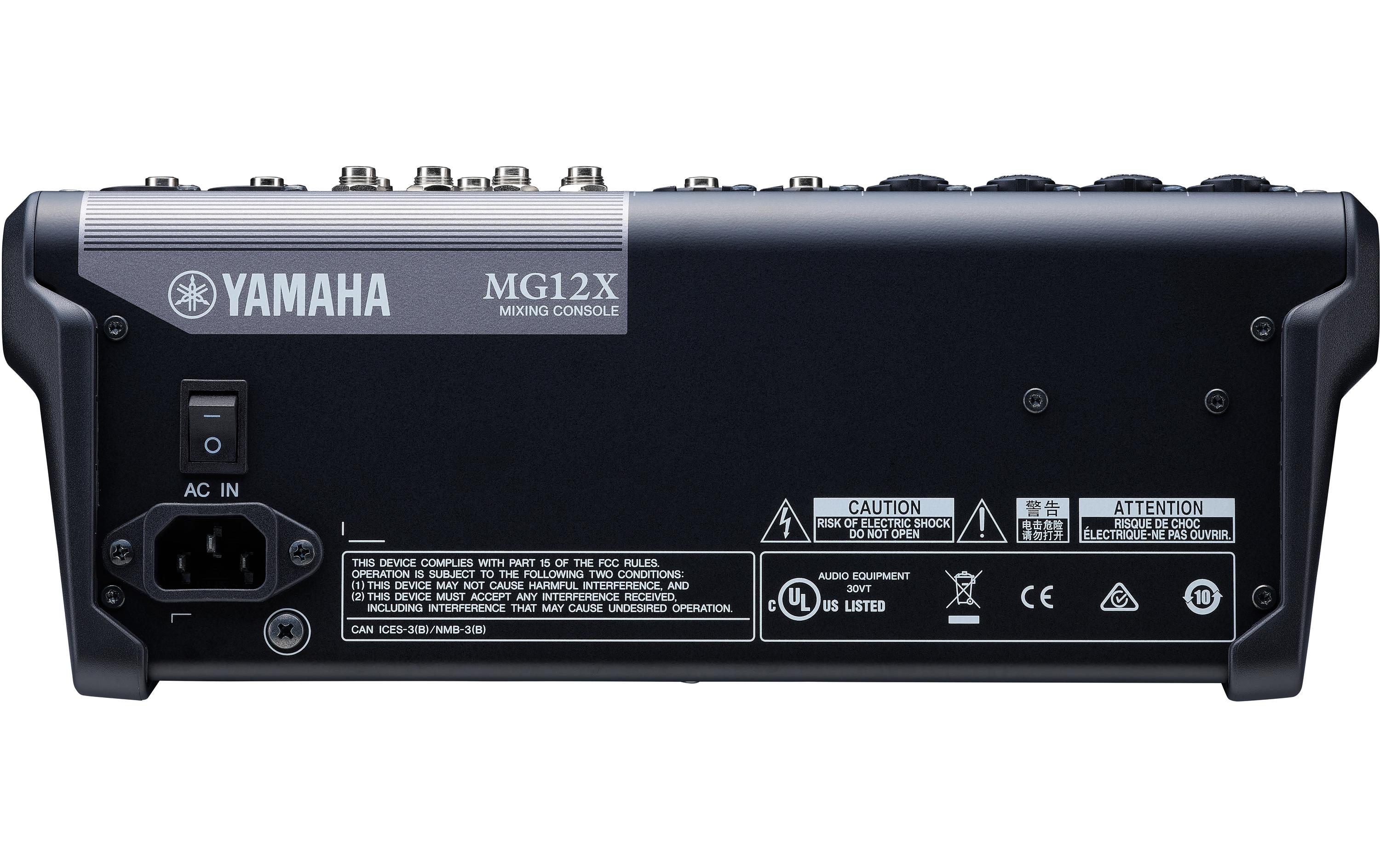 Yamaha Mischpult MG12X – 12-Kanal, analog