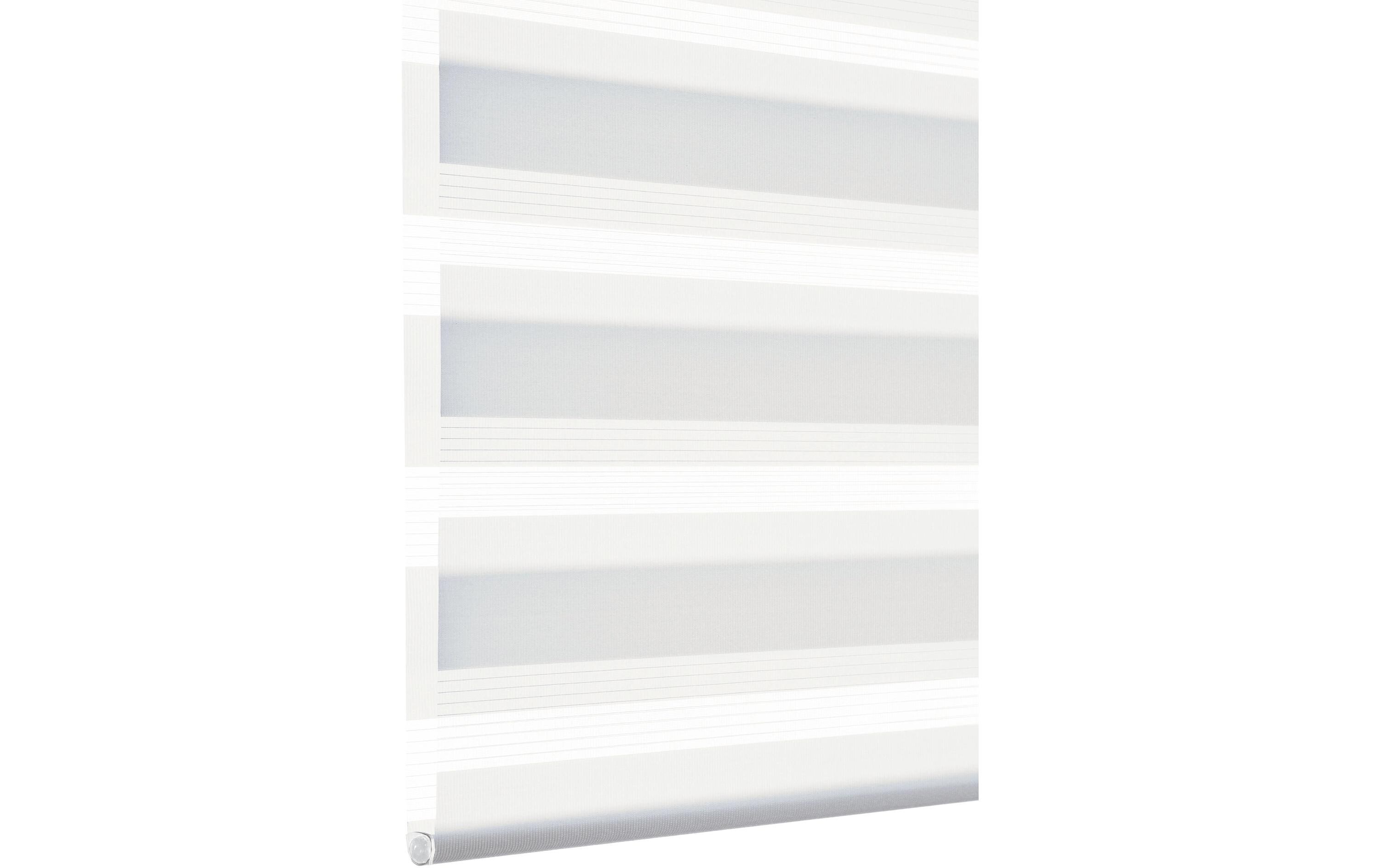 Gardinia Duo Klemmrollo 60 x 150 cm, Weiss