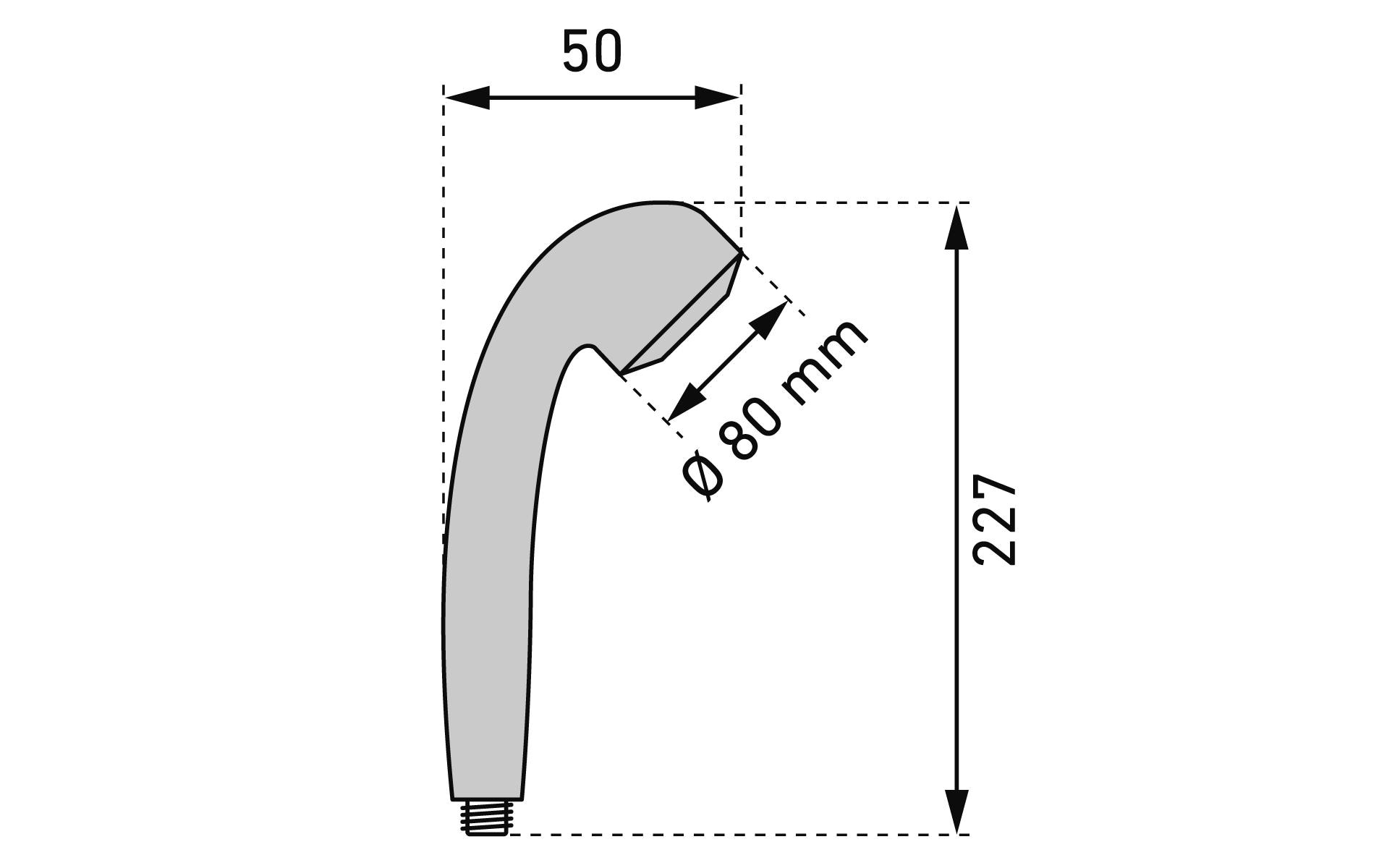 diaqua® Handbrause Gerda, 1/2, Verchromt diaqua® Handbrause Gerda, 1/2, Verchromt