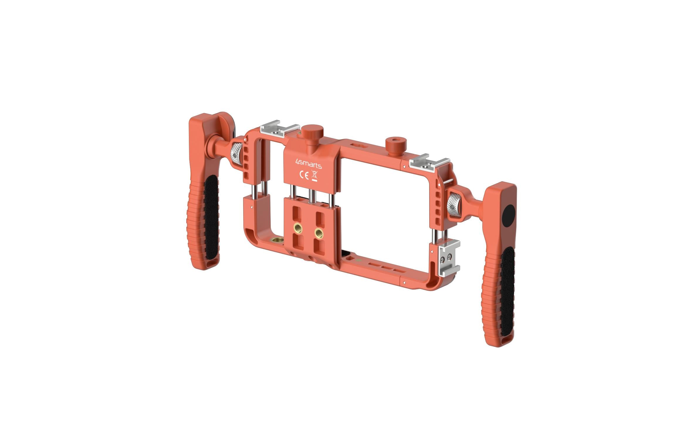 4smarts Universelles Smartphone-Video-Rig mit Fernauslöser, orange
