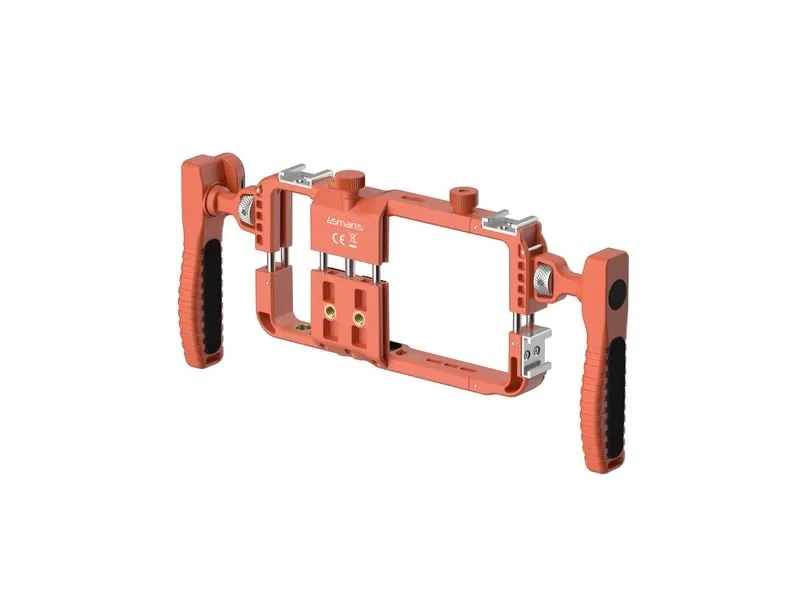 4smarts Universelles Smartphone-Video-Rig mit Fernauslöser, orange 4smarts Universelles Smartphone-Video-Rig mit Fernauslöser, orange