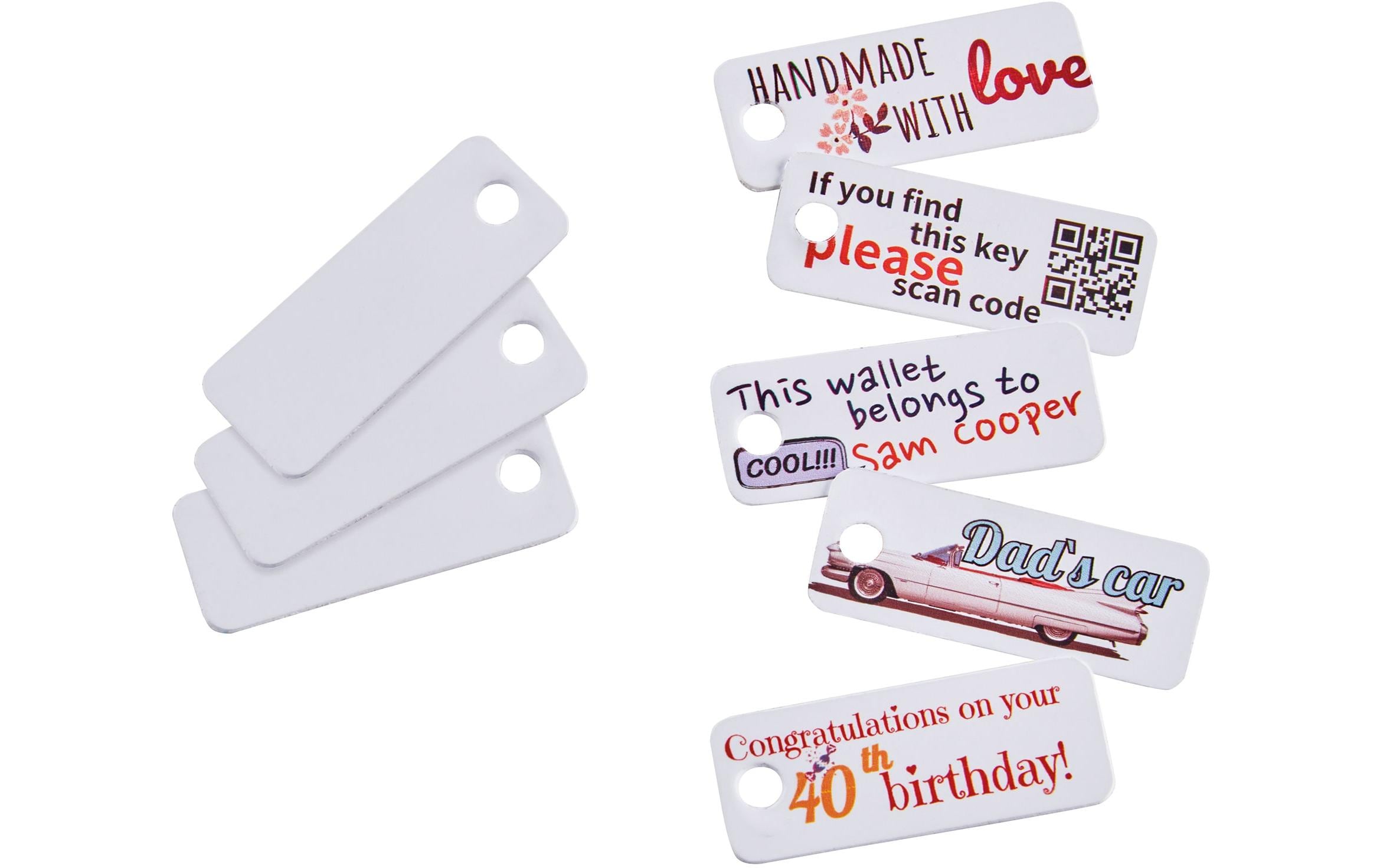 Colop Namensschild mit Loch 45 x 18 mm, 20 Stück Colop Namensschild mit Loch 45 x 18 mm, 20 Stück