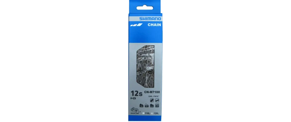 Shimano Velokette CN-M7100 12-Gang, 126 Glieder Quick-Link