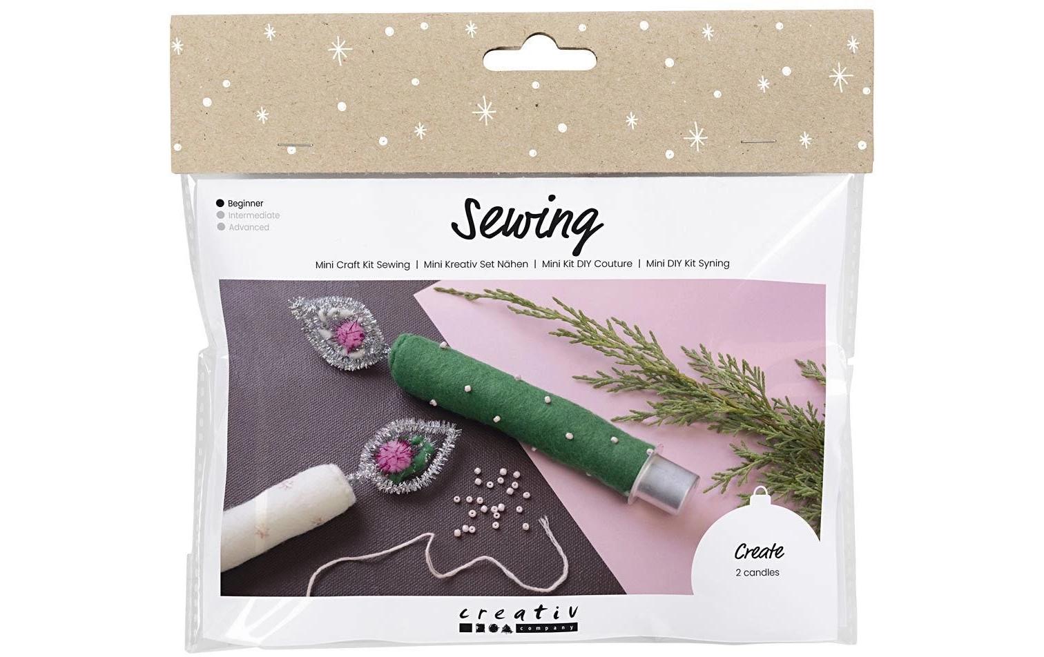 Creativ Company Bastelset Nähen Immerwährende Kerzen