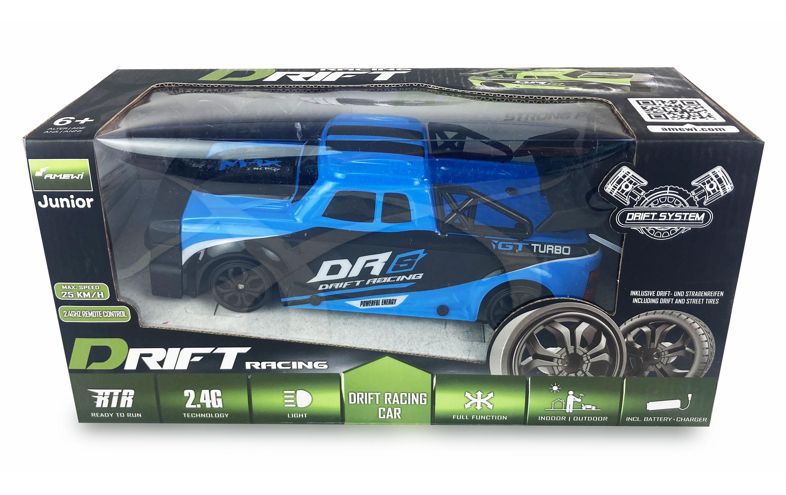 Amewi Drift DRS 4WD Blau, RTR, 1:18
