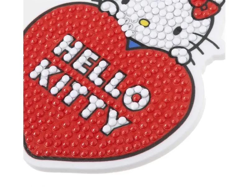 CRAFT Buddy Hello Kitty, Crystal Art Rucksack Anhänger Bastelset CRAFT Buddy Hello Kitty, Crystal Art Rucksack Anhänger Bastelset