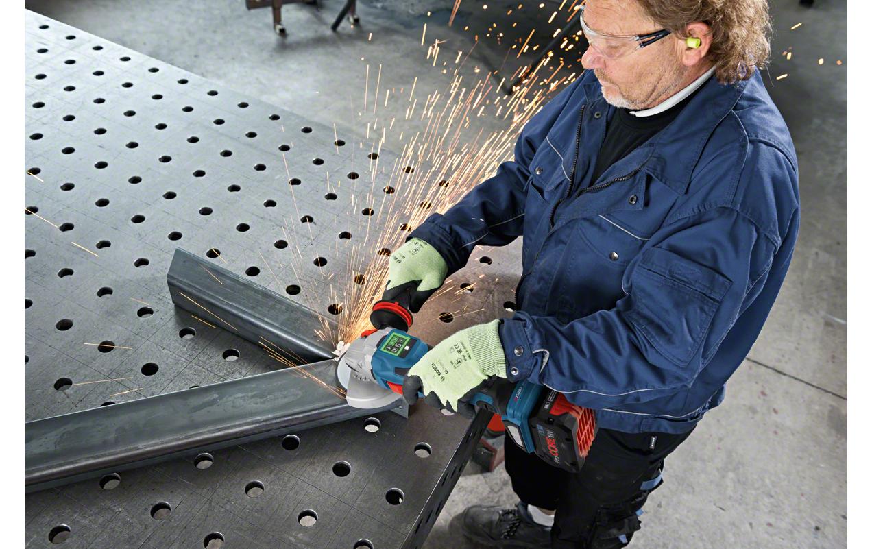 Bosch Professional Akku-Winkelschleifer GWS 18V-15 SC Biturbo Solo