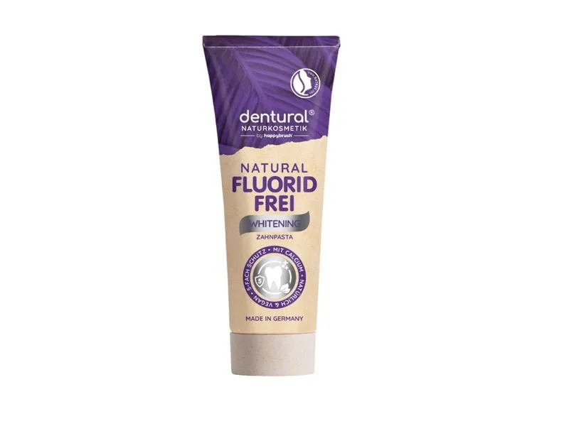 happybrush Zahnpasta Dentural Natural Whitening 75 ml