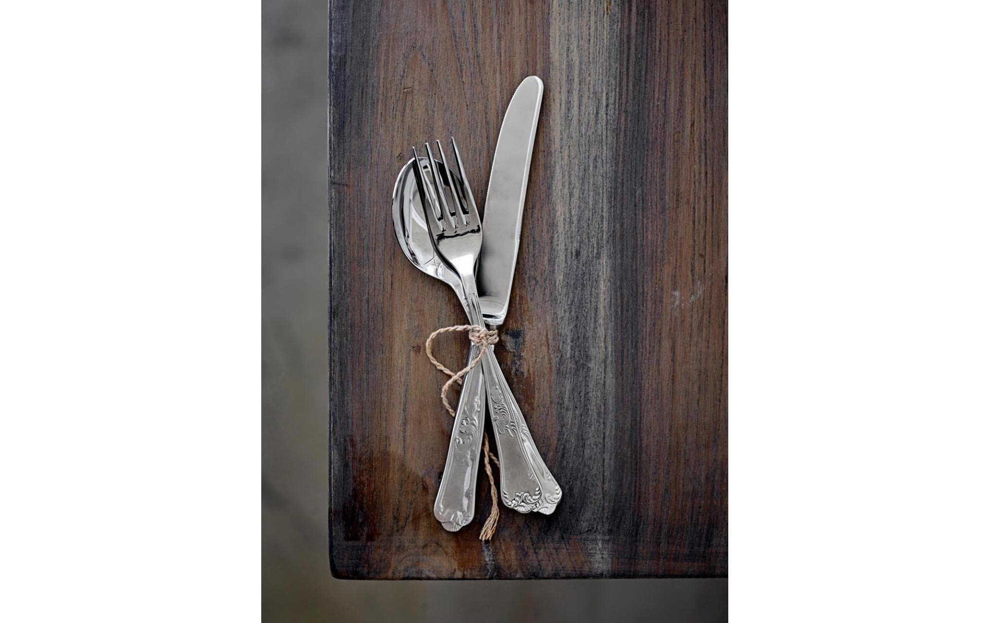 Bloomingville Besteck-Set Tilly, Edelstahl, Silber, 16-teilig