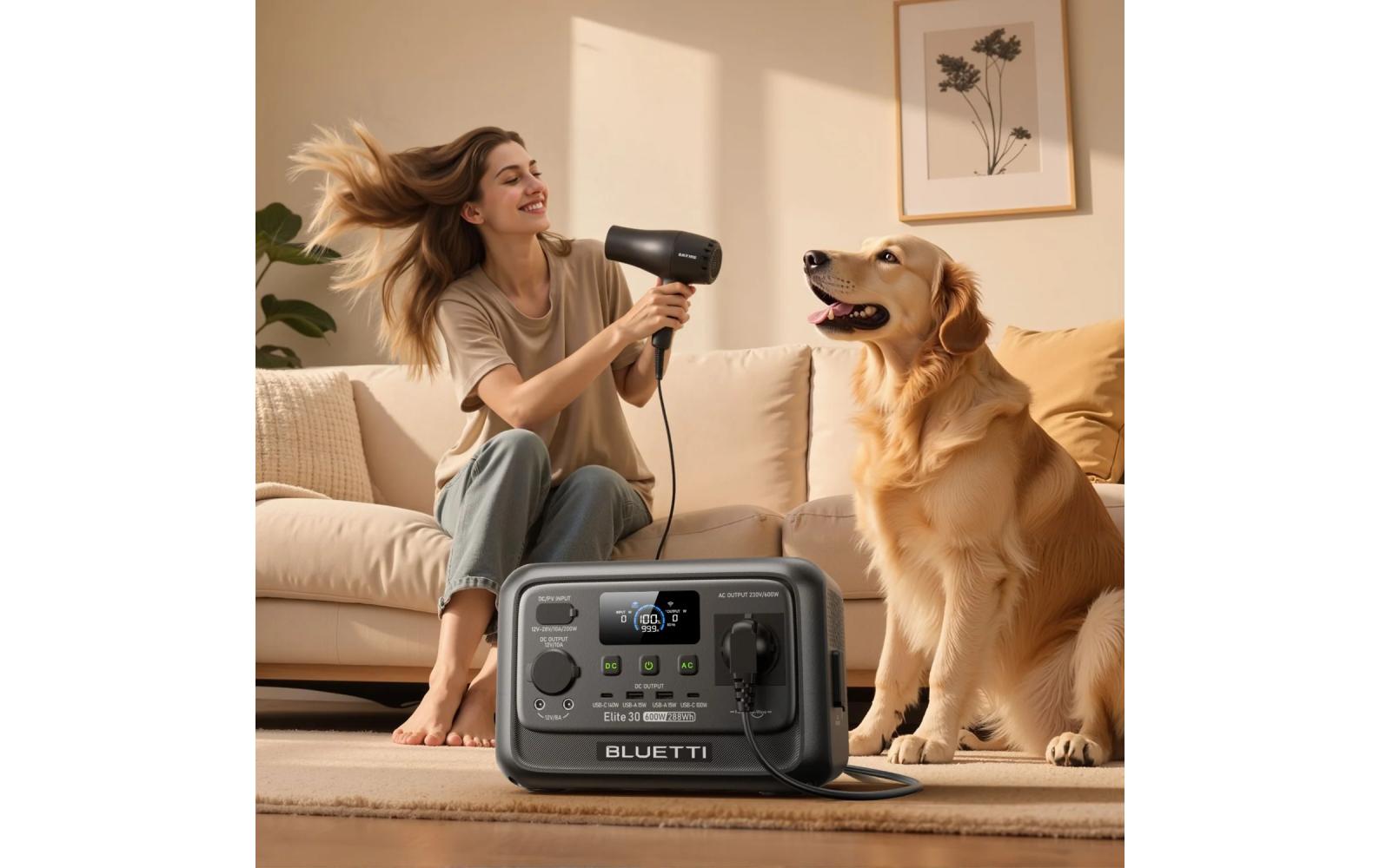 BLUETTI Power Station Elite 30 V2 600W