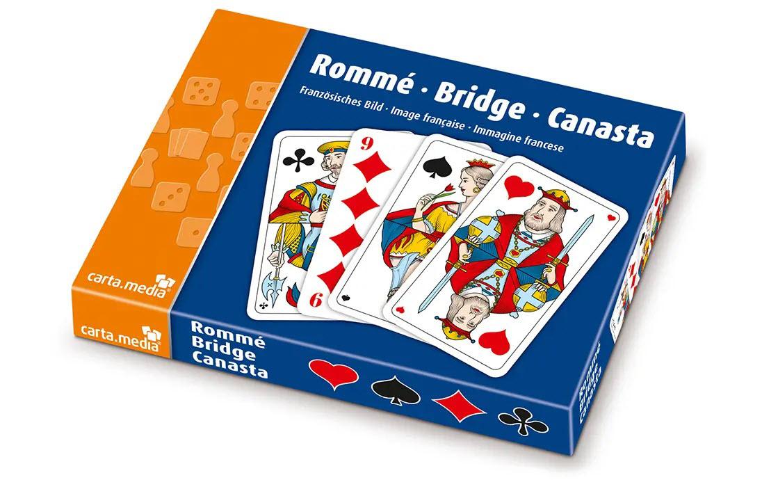 Carta.Media Familienspiel Rommé – Bridge – Canasta Carta.Media Familienspiel Rommé – Bridge – Canasta