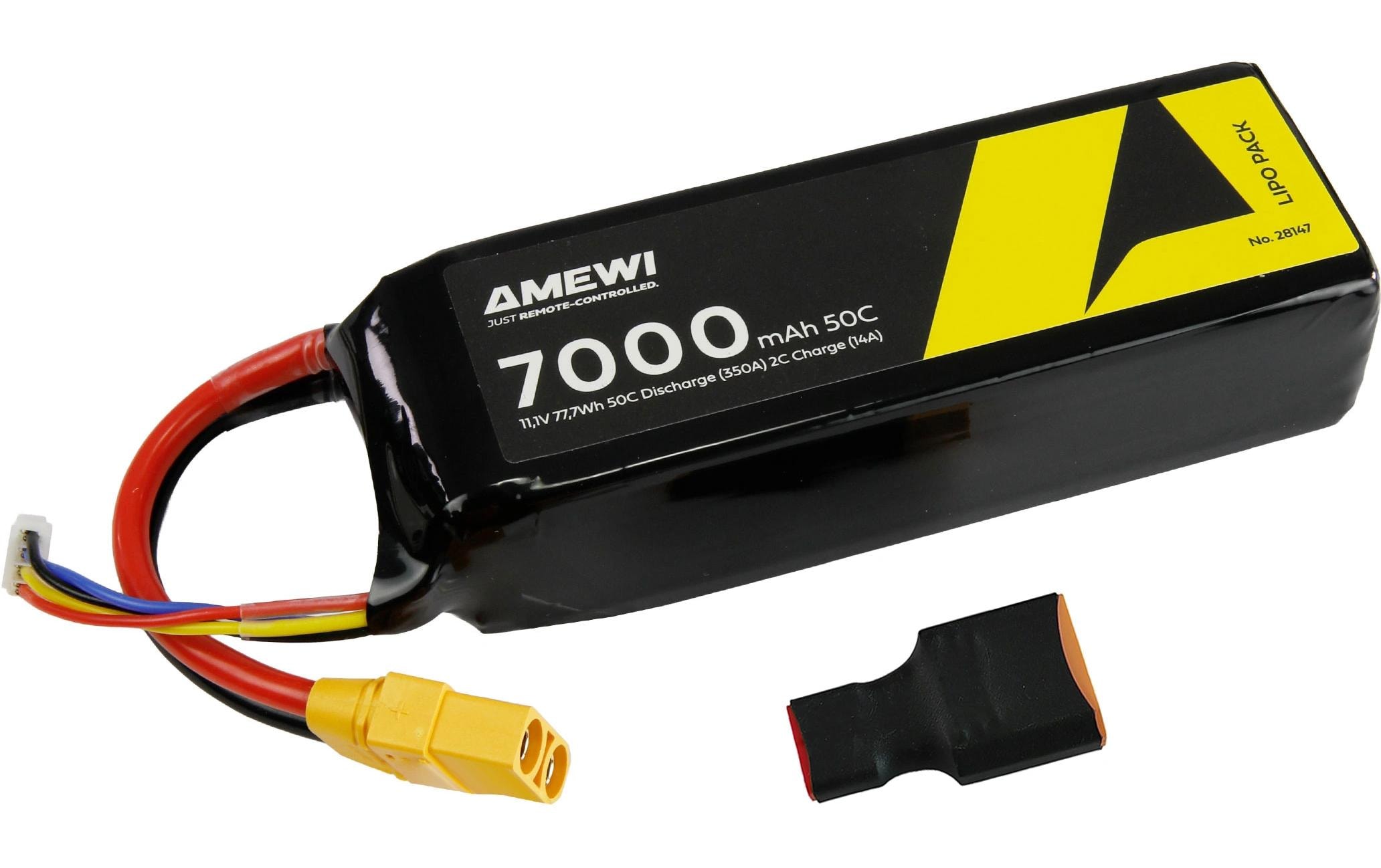 Amewi RC-Akku LiPo 3S 11.1 V 7000 mAh 50C XT90 Amewi RC-Akku LiPo 3S 11.1 V 7000 mAh 50C XT90