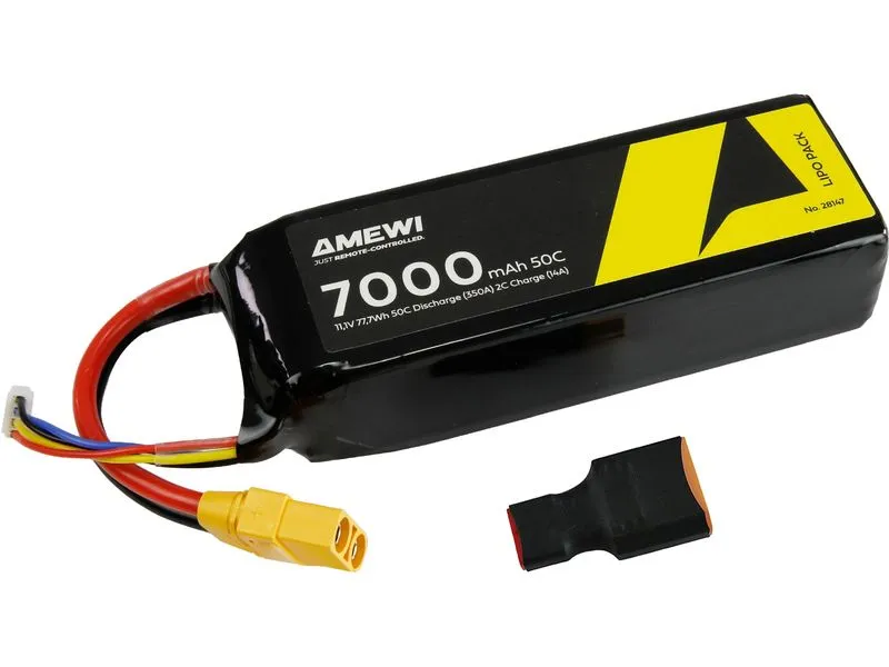 Amewi RC-Akku LiPo 3S 11.1 V 7000 mAh 50C XT90 Amewi RC-Akku LiPo 3S 11.1 V 7000 mAh 50C XT90
