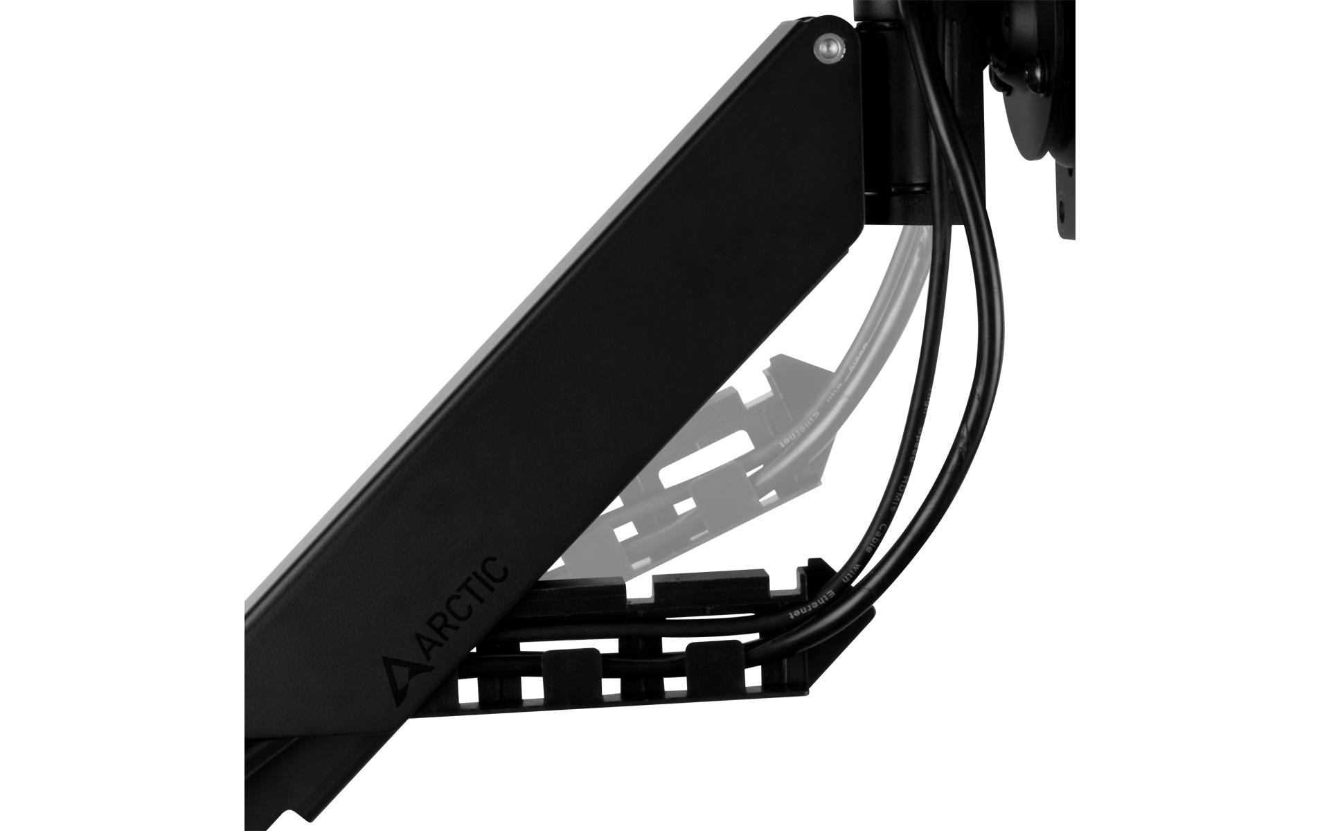 Arctic Cooling Tischhalterung X1-3D bis 10 kg – Schwarz matt, Schwarz