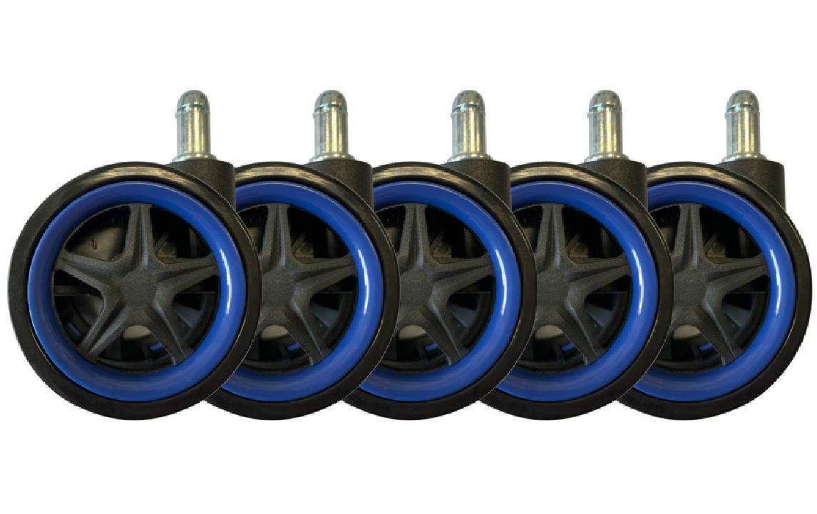 LC-Power Rollen LC-CASTERS-DRIFT 5er Set Blau LC-Power Rollen LC-CASTERS-DRIFT 5er Set Blau