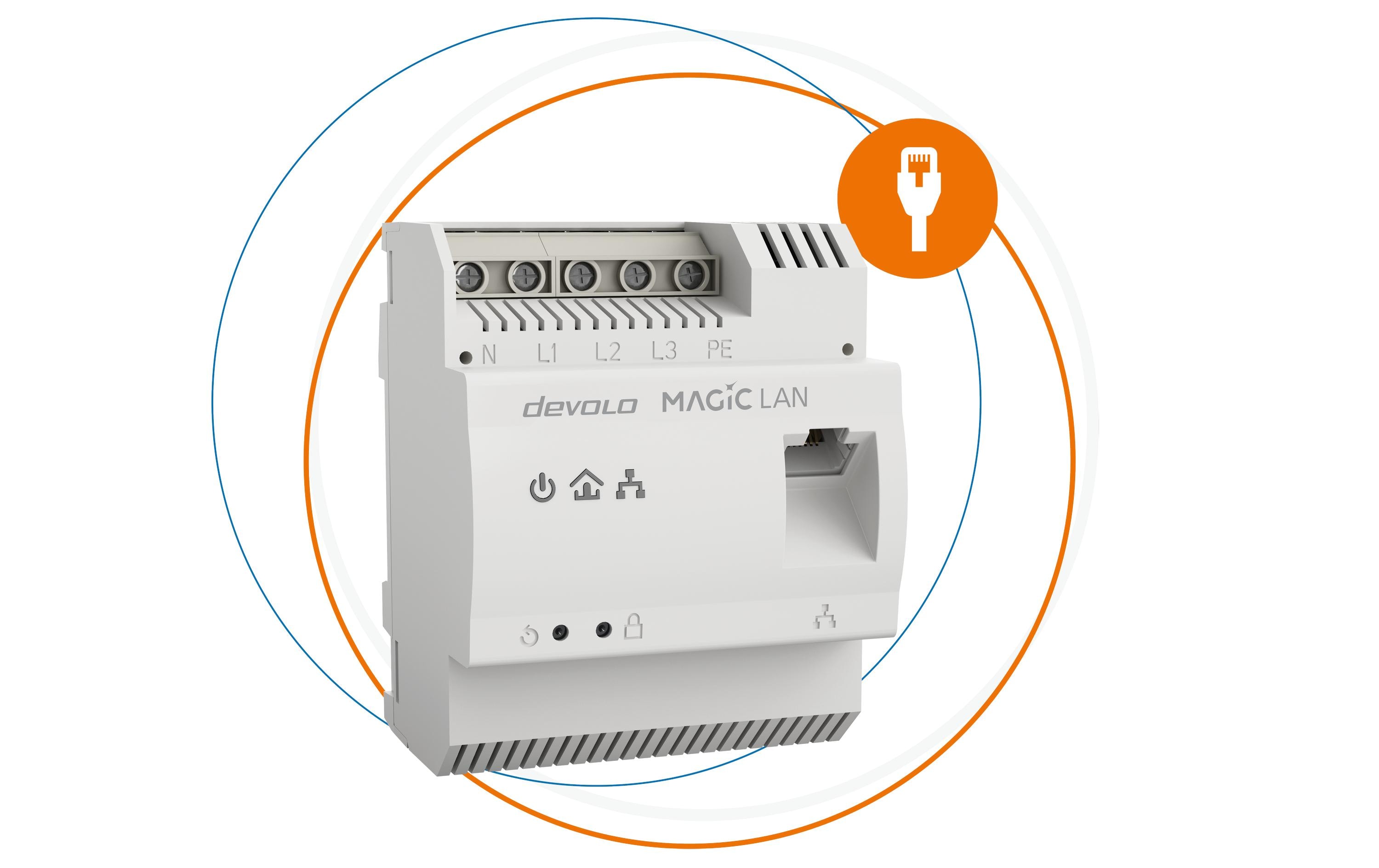 devolo Powerline Magic 2 LAN DINrail devolo Powerline Magic 2 LAN DINrail