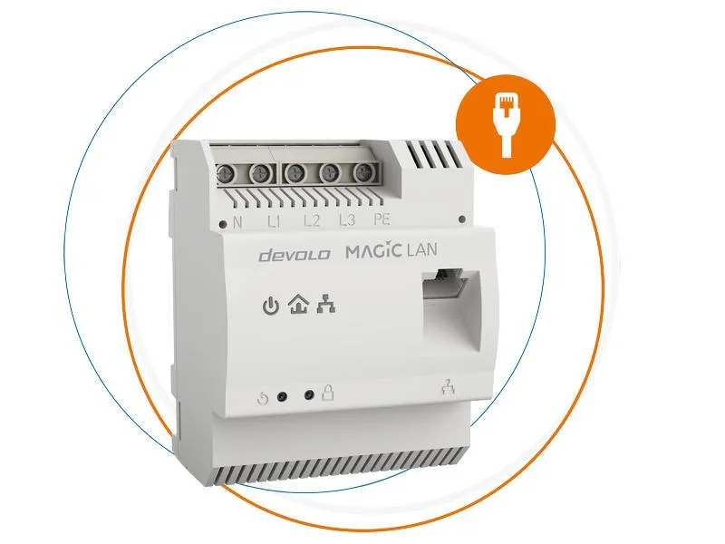 devolo Powerline Magic 2 LAN DINrail devolo Powerline Magic 2 LAN DINrail