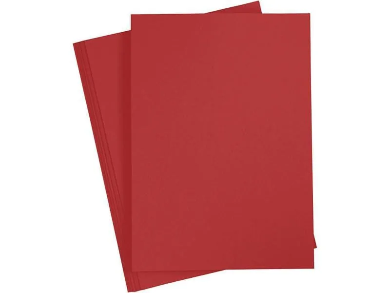 Creativ Company Bastelpapier 70 g, 20 Blatt, Rot Creativ Company Bastelpapier 70 g, 20 Blatt, Rot