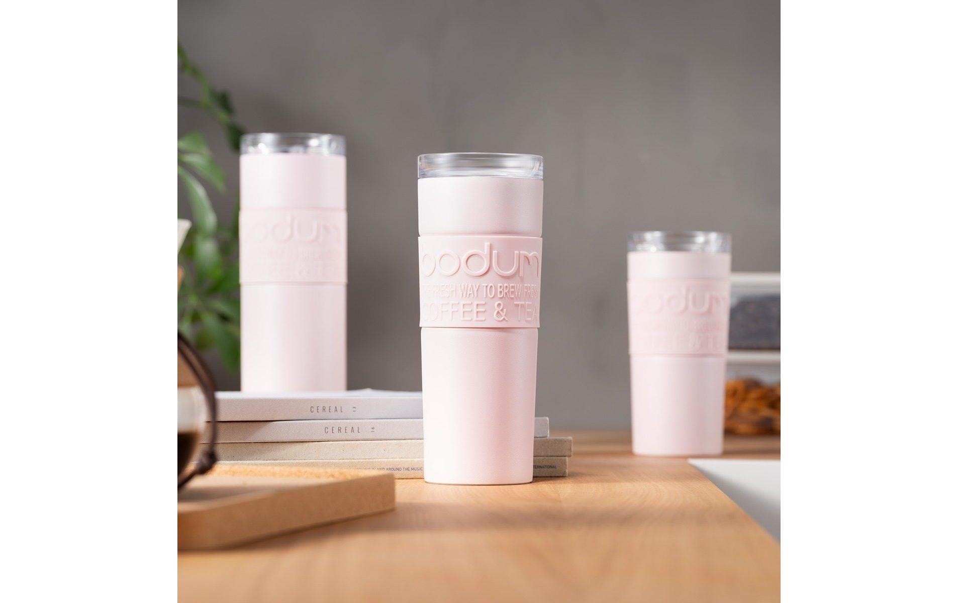 Bodum Travel Mug Doppelwandig Strawberry, 0.45 l