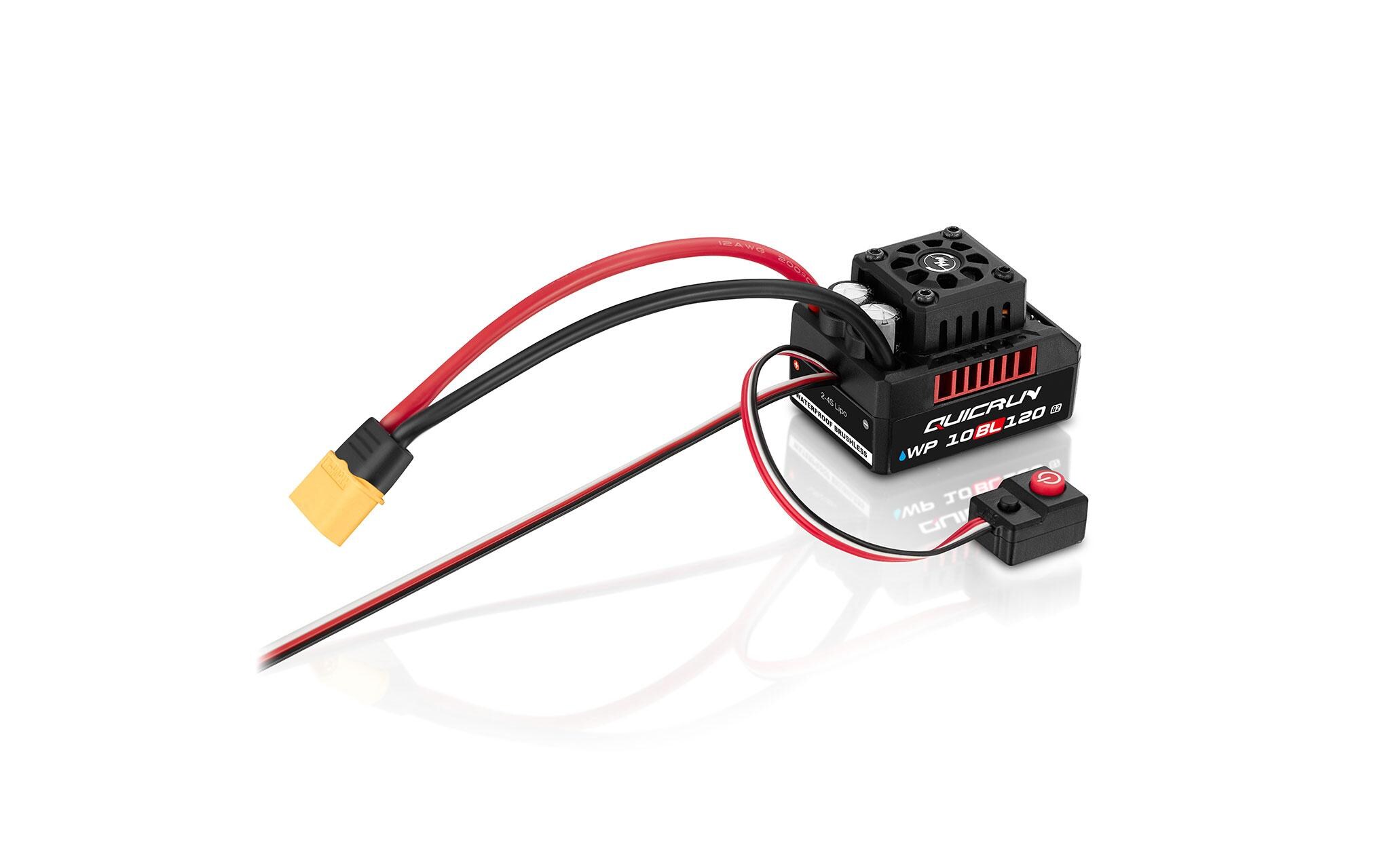 Hobbywing Brushless Regler QuicRun WP10BL120 G2 120A, 2-4S