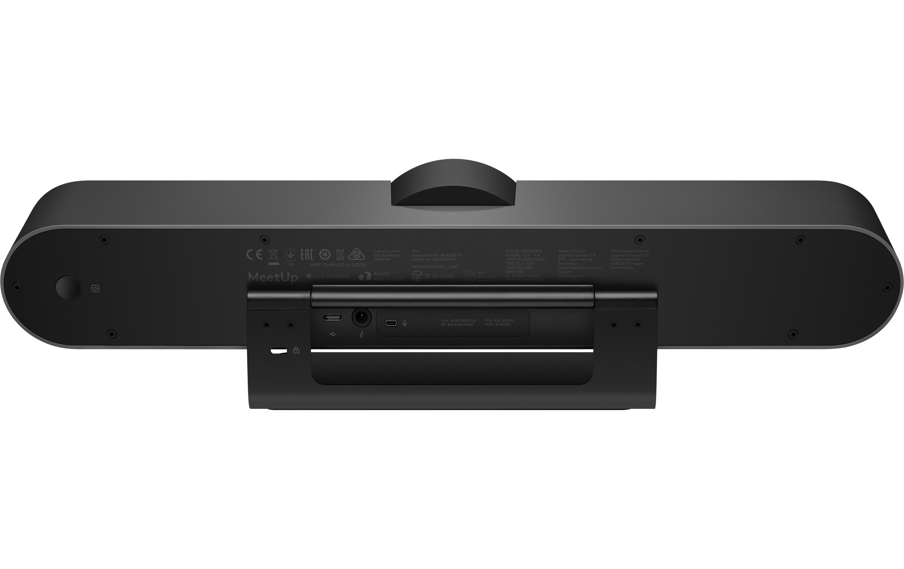 Logitech MeetUp USB Video Collaboration Bar 4K/UHD 30 fps Logitech MeetUp USB Video Collaboration Bar 4K/UHD 30 fps