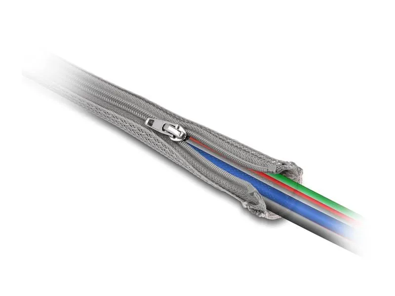 Delock Kabelschlauch 1 m x 50 mm Grau