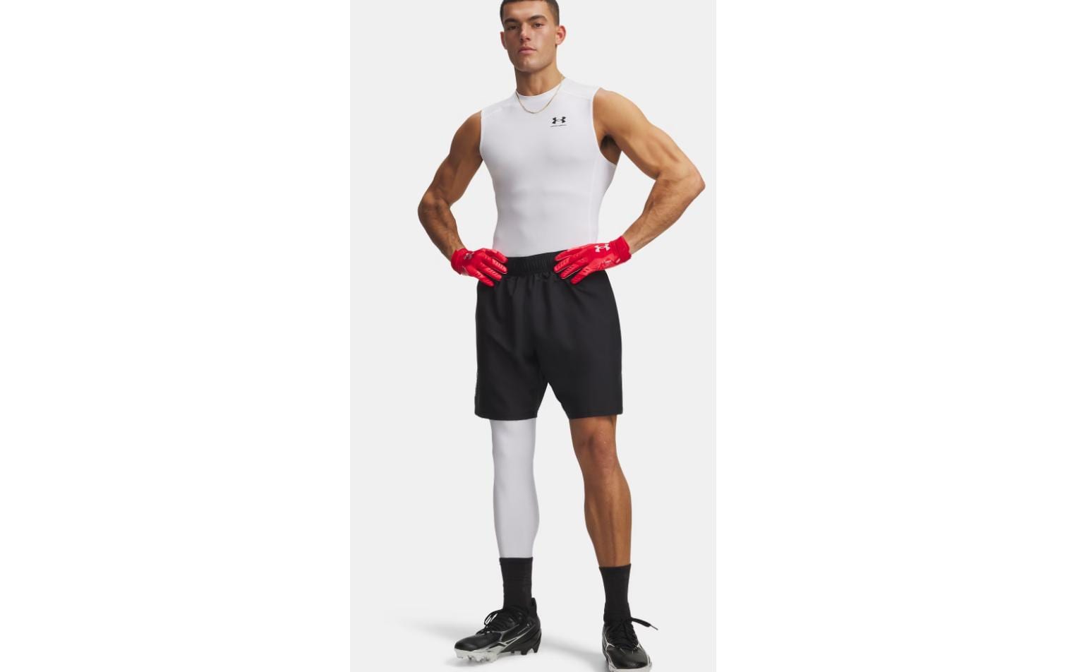 UNDER ARMOUR Trainingsshorts Tech Woven Wordmark Schwarz, S