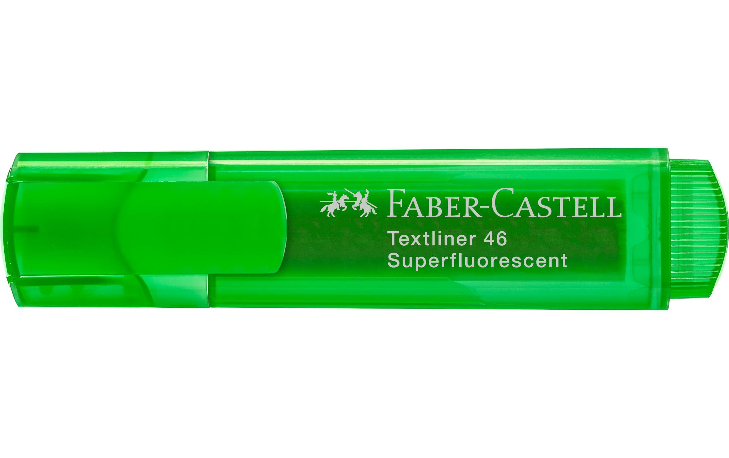 Faber-Castell Textmarker 1546 superfluorescent, Grün Faber-Castell Textmarker 1546 superfluorescent, Grün
