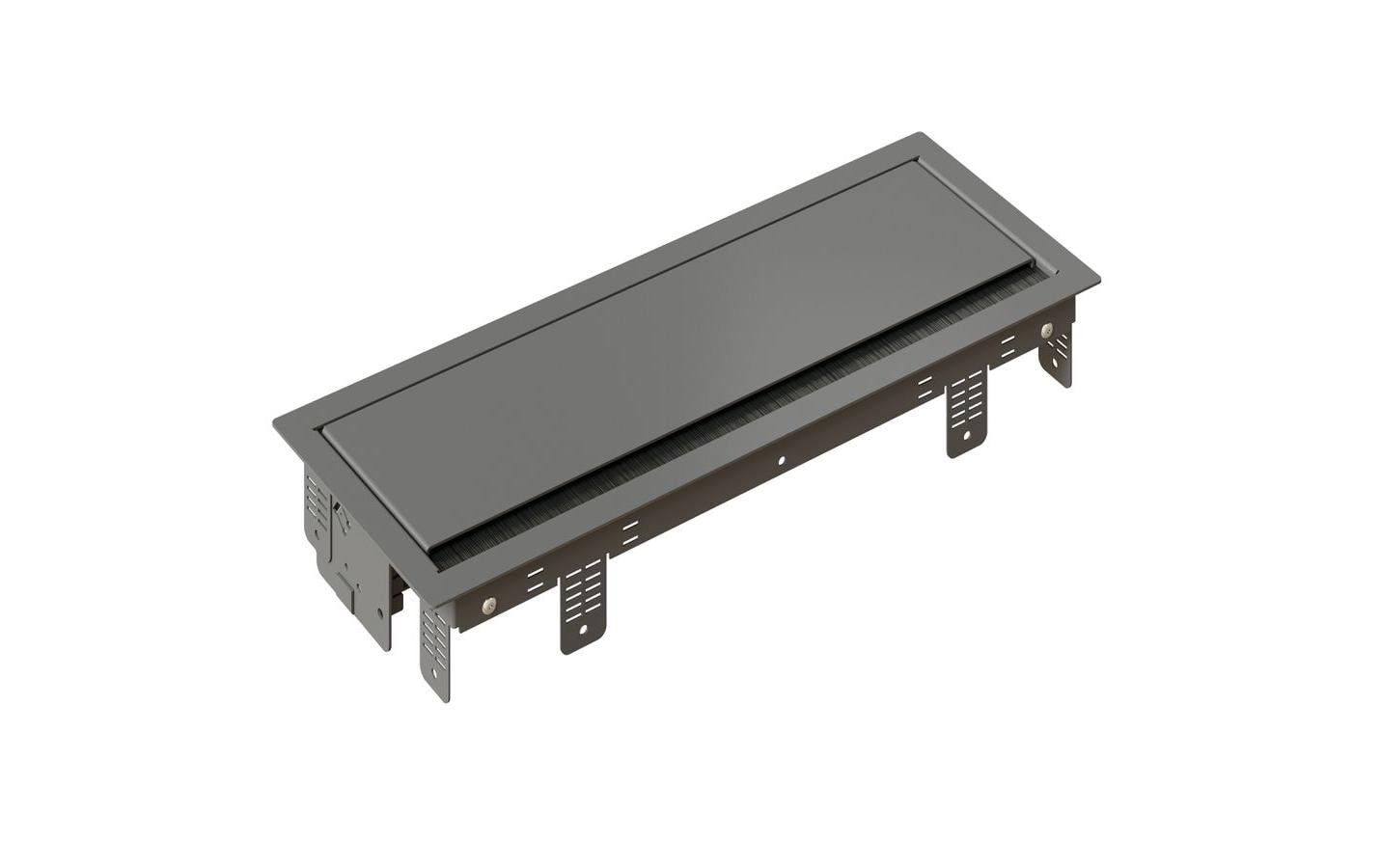 max connect Einbaurahmen BOX L 6-Fach, Grau