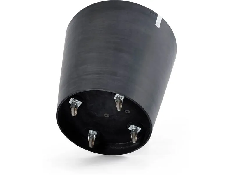 Ecopots Blumentopf Amsterdam Wheels Ø 60 cm Schwarz Ecopots Blumentopf Amsterdam Wheels Ø 60 cm Schwarz