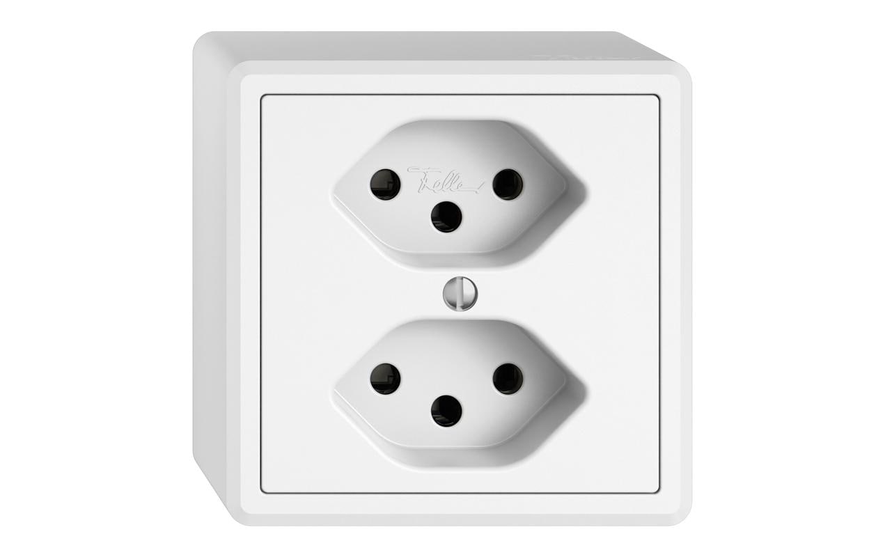 Feller EDIZIOliv Steckdose AP T13 2xT13 Feller EDIZIOliv Steckdose AP T13 2xT13