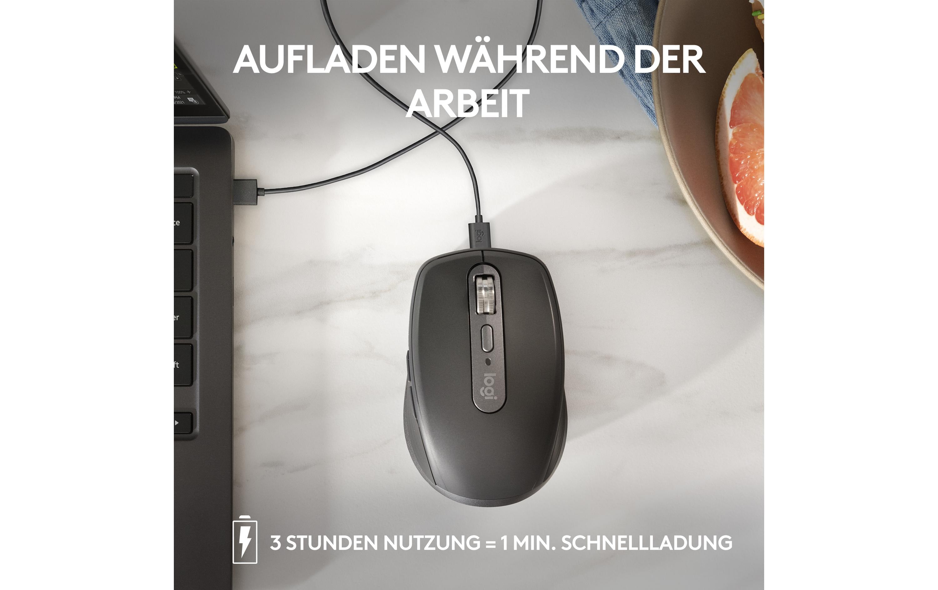 Logitech Mobile Maus MX Anywhere 3s Pale Grey