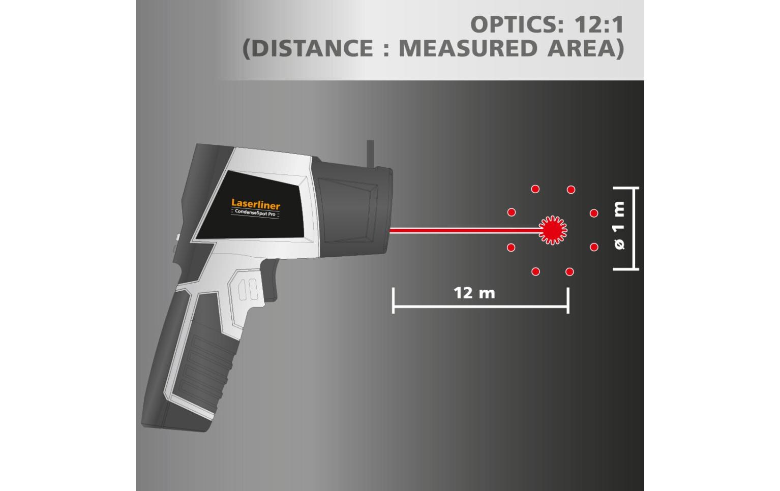Laserliner Temperatur- und Feuchtigkeitsmessgerät CondeseSpot Pro