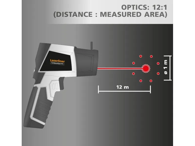 Laserliner Temperatur- und Feuchtigkeitsmessgerät CondeseSpot Pro