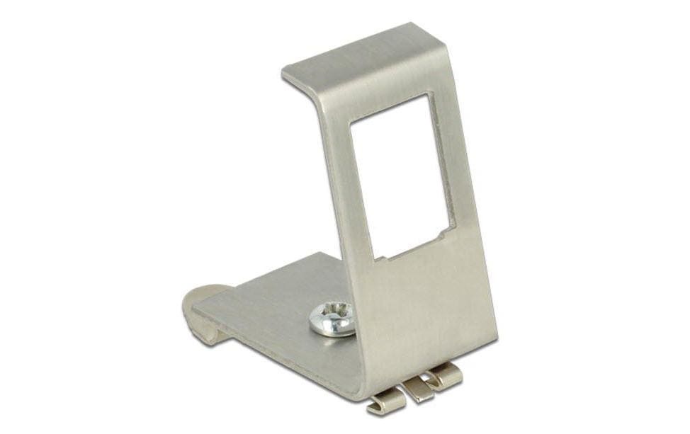 Delock Hutschienenhalter Keystone für 1x Anschluss
