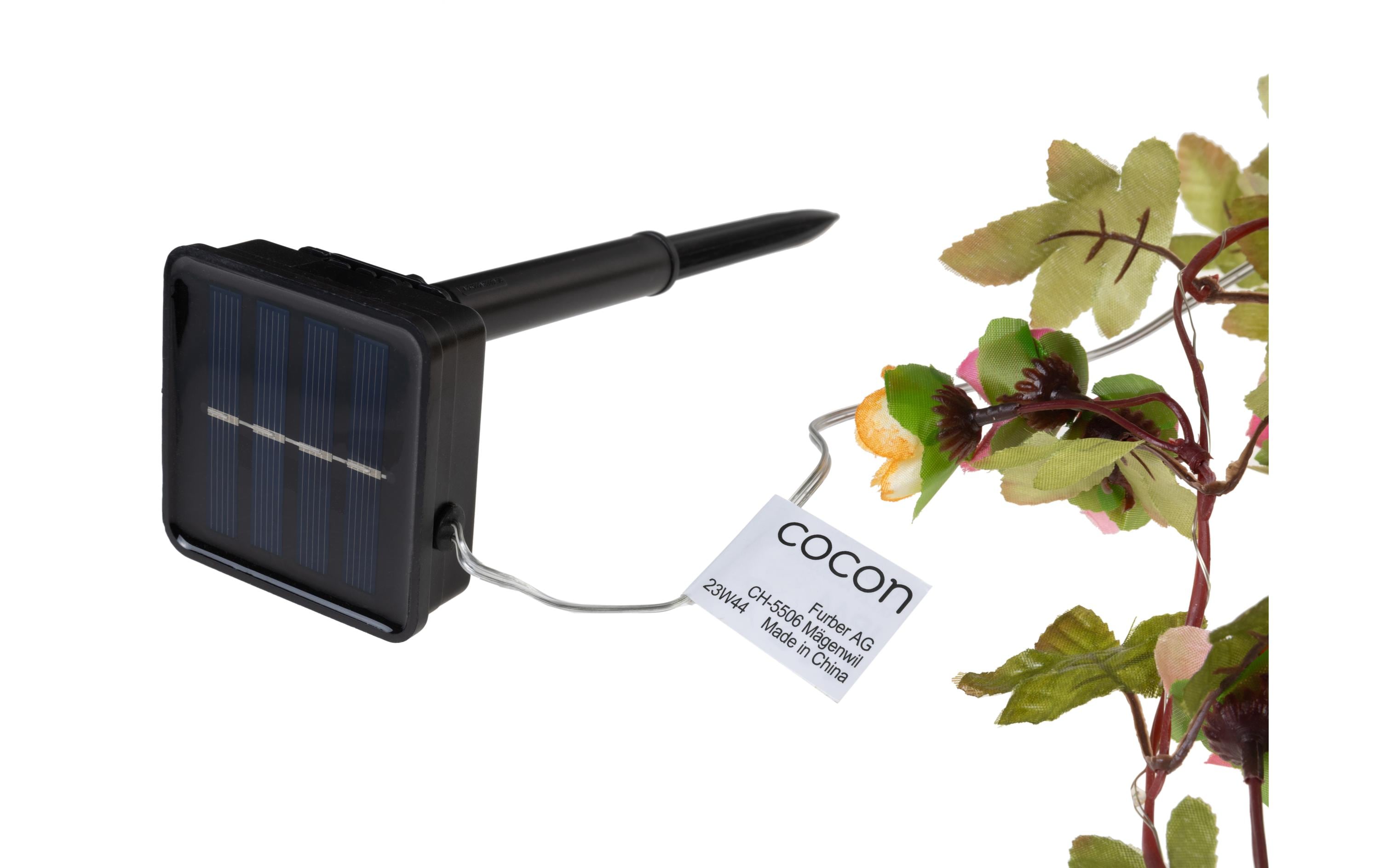 COCON Lichterkette LED Solar Blumen, 10 m
