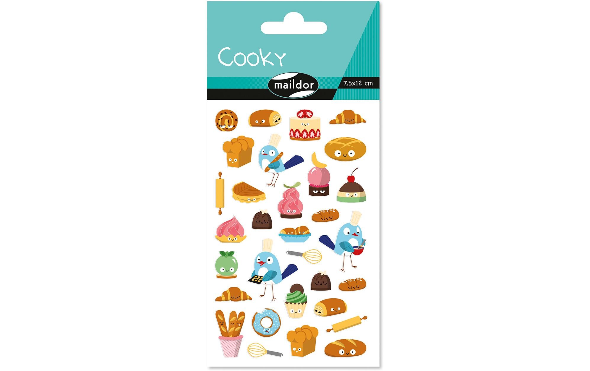 Clairefontaine Motivsticker 3D Gebäck Clairefontaine Motivsticker 3D Gebäck