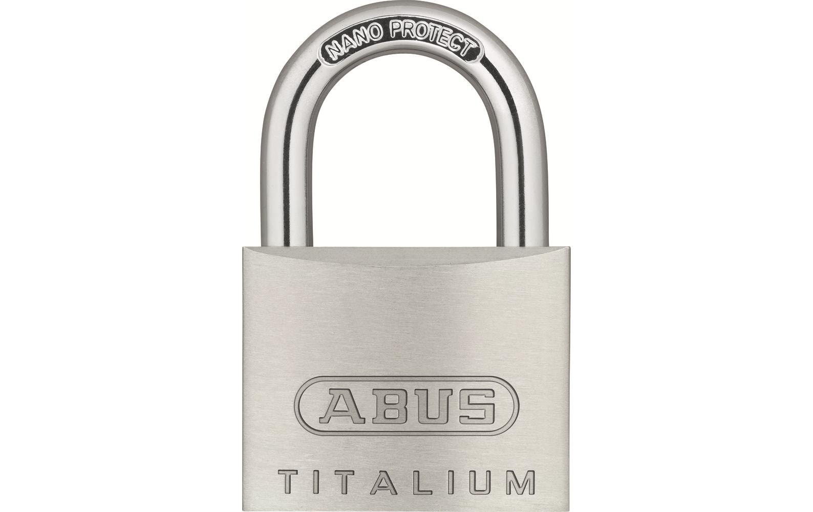 Abus Vorhängeschloss 64TI/40 Silber Aluminium