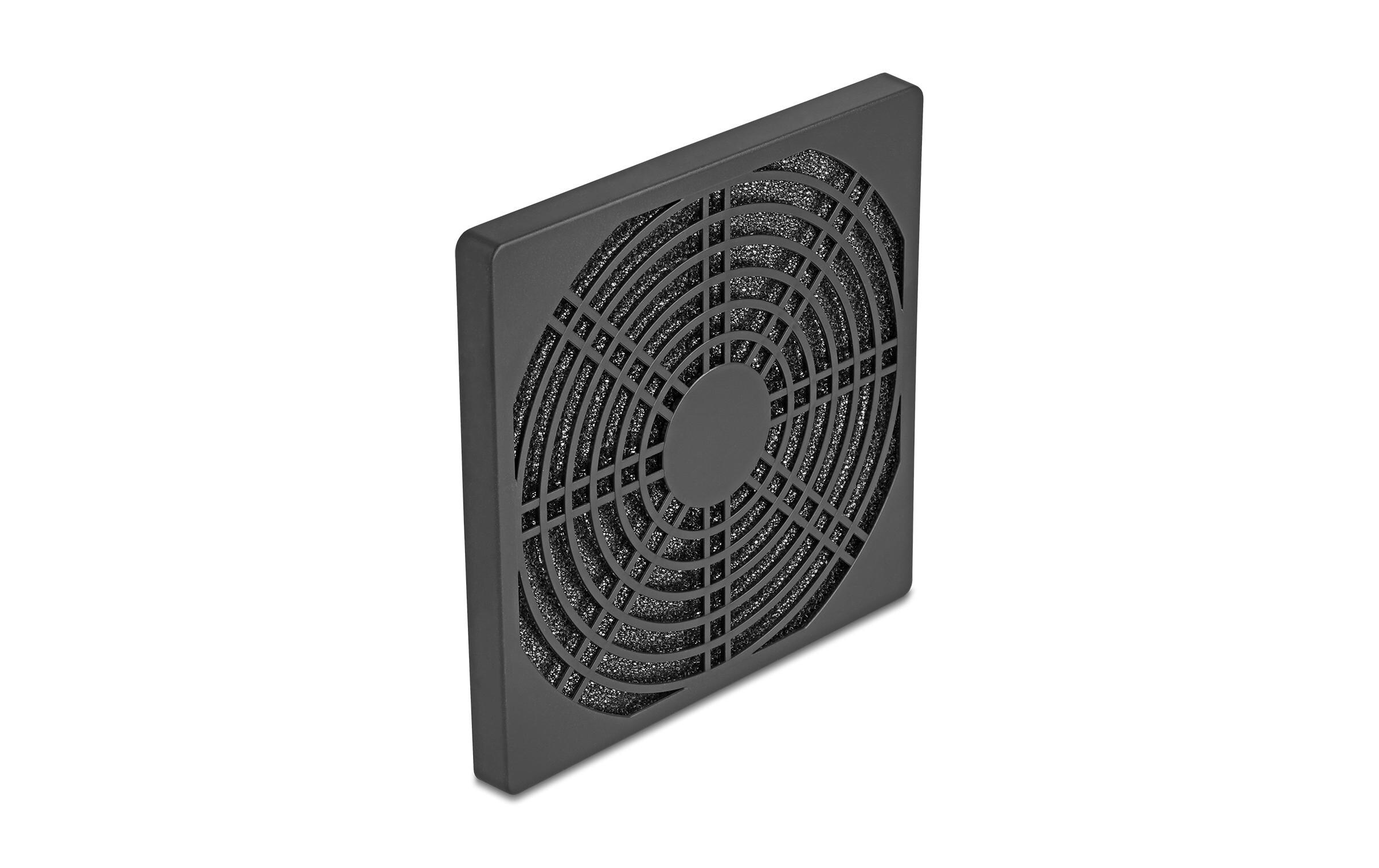 Delock Lüftergitter mit Staubfilter 120 x 120 mm