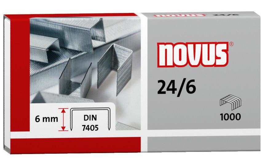 Novus Heftklammer 24/6 1000 Stück Novus Heftklammer 24/6 1000 Stück
