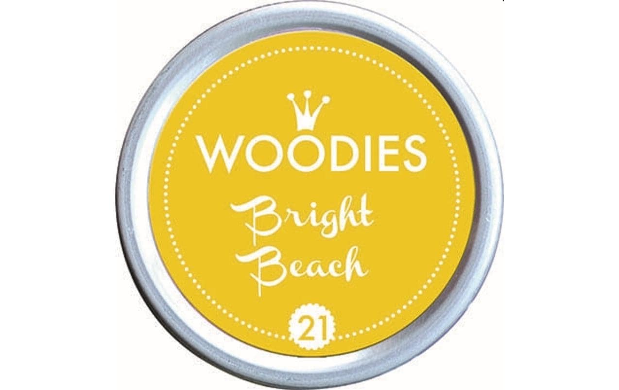 Woodies Stempelkissen 35 mm Bright Beach, 1 Stück