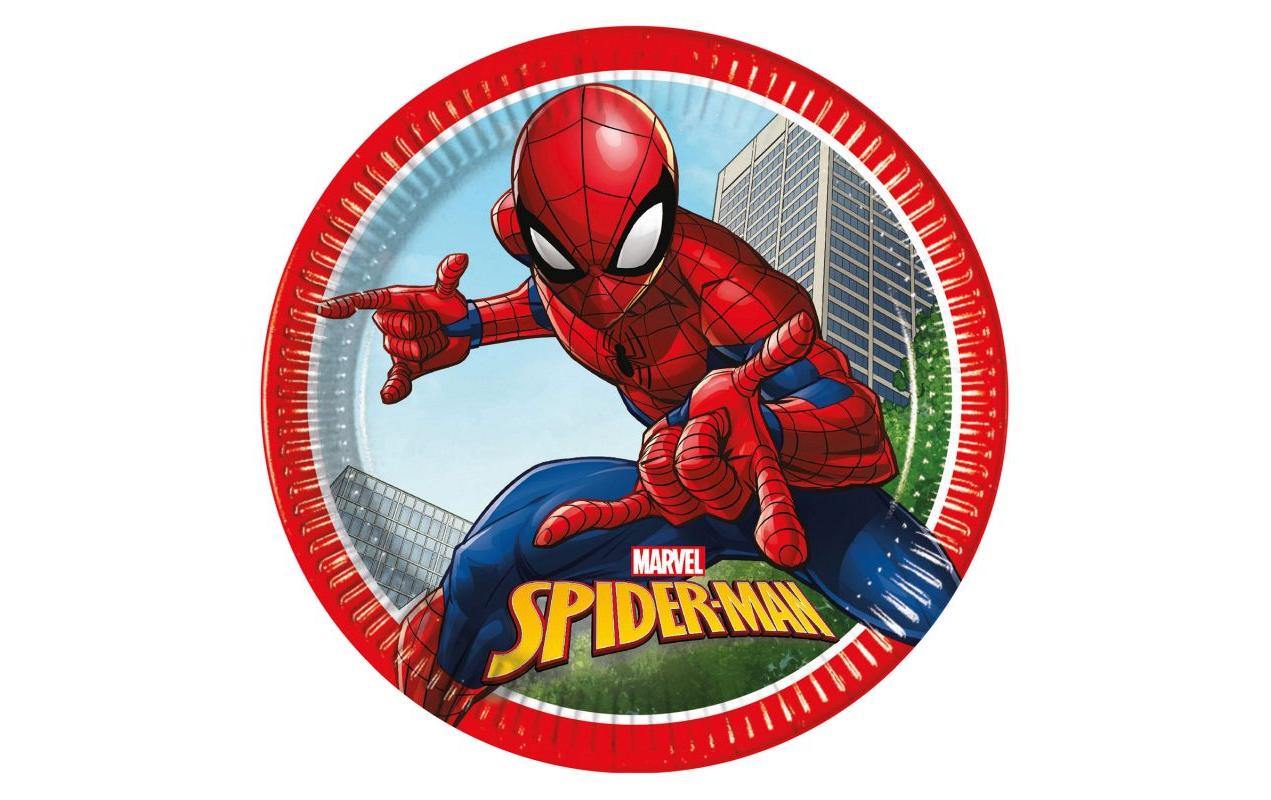 Amscan Einwegteller Marvel Spiderman 8 Stück