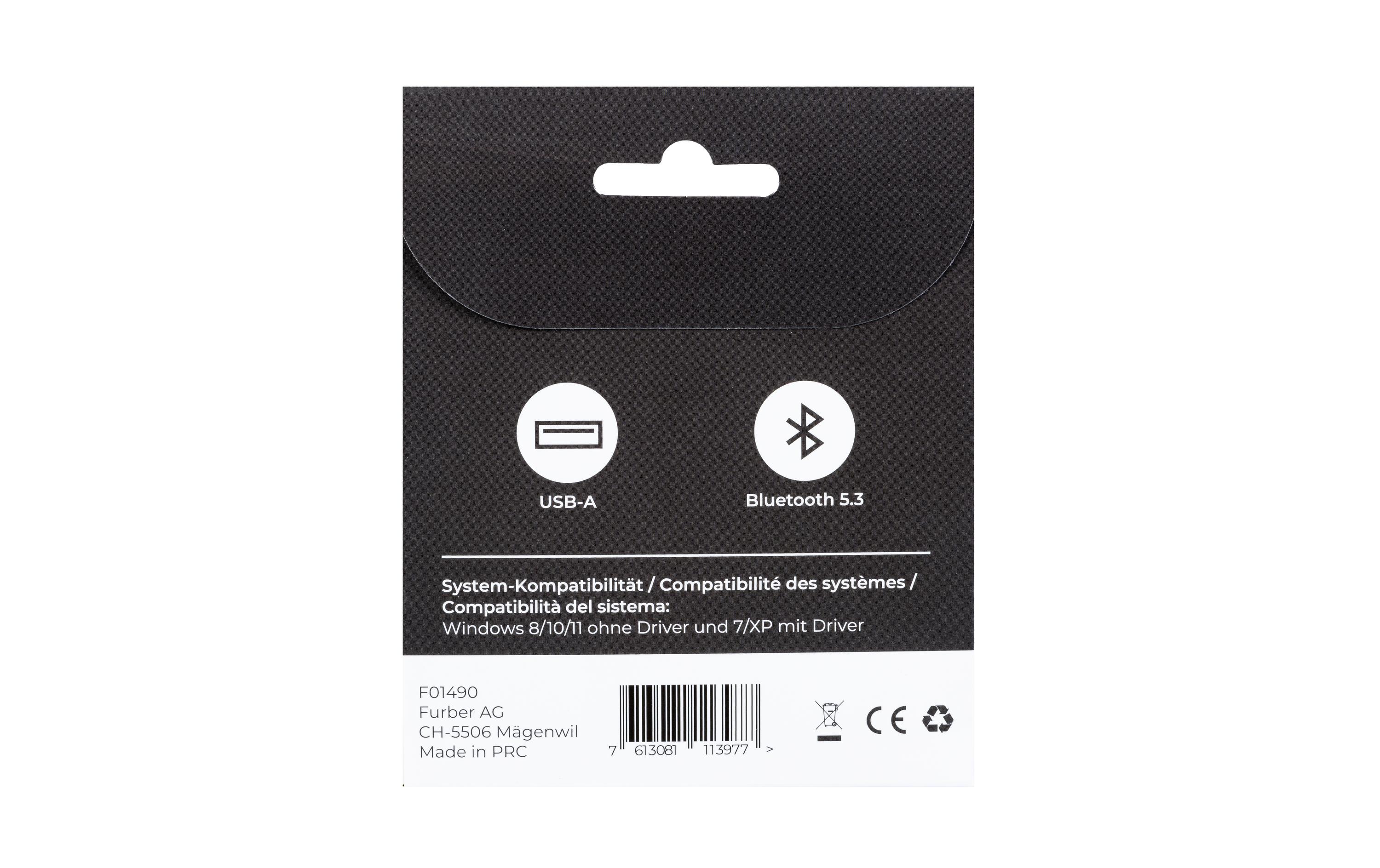 onit USB-Bluetooth-Adapter USB-A – Bluetooth 5.3, 1 Stück