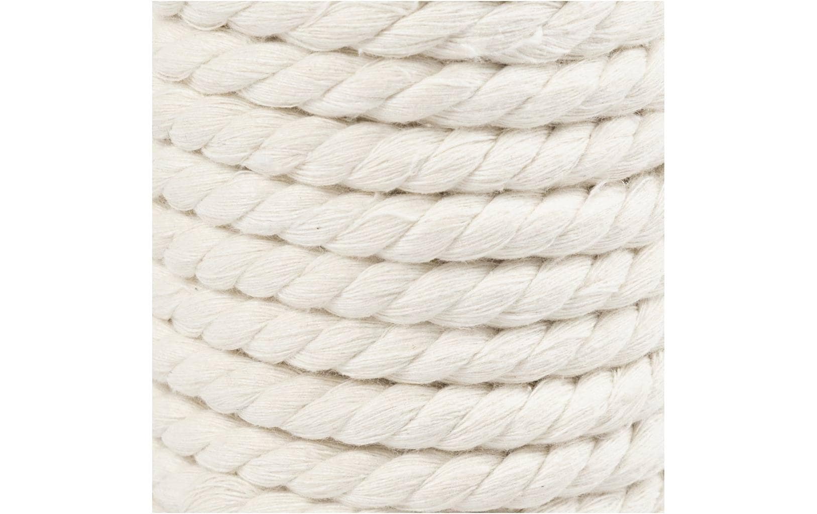 Creativ Company Baumwollgarn Macramé Schnur Naturweiss