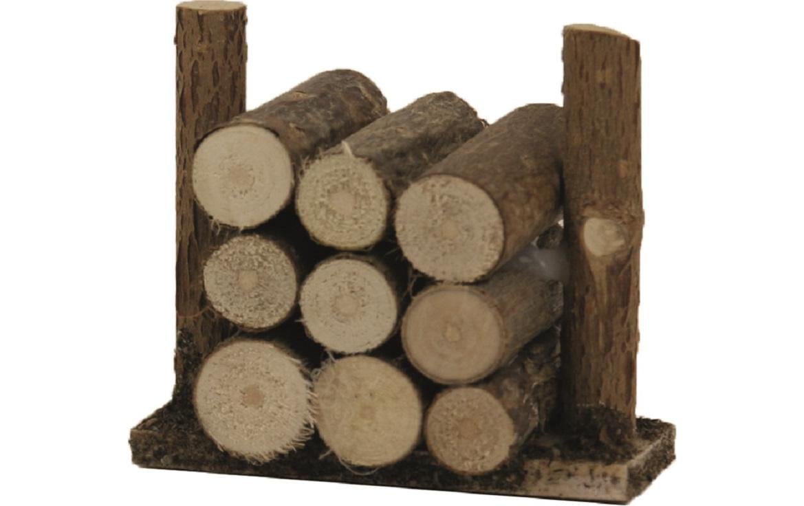 Botanic-Haus Krippenzubehör Holzhaufen klein